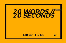 20 Words In 20 Seconds