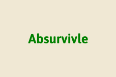 Absurvivle