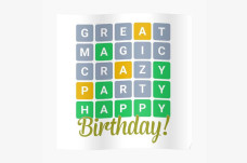 Birthday Wordle