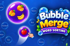 Bubble Merge: Word Sort