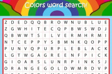 Colors Word Search
