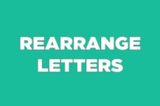 Rearrange Letters