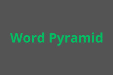 Word Pyramid