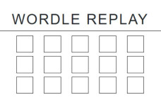 Wordle Replay